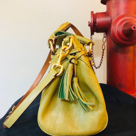 DOONEY AND BOURKE LARGE FLORENTINE SATCHEL BAG - Picture 5 of 10